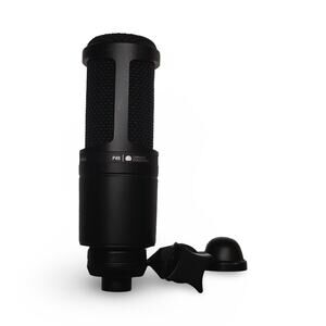 Audio-Technica AT2020 Cardioid Condenser XLR Microphone w/ Adjustable Arm Mount